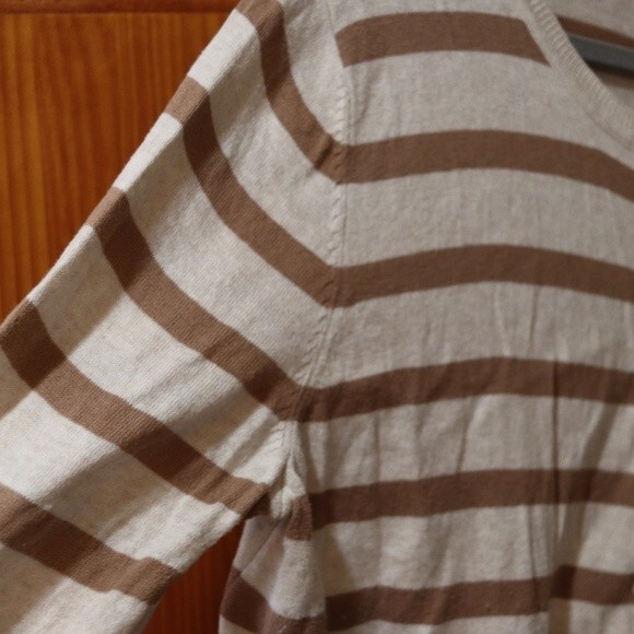 Old Navy Striped Cropped Cardigan Preppy Sweater XL Cozy Casual Top - Picture 10 of 13